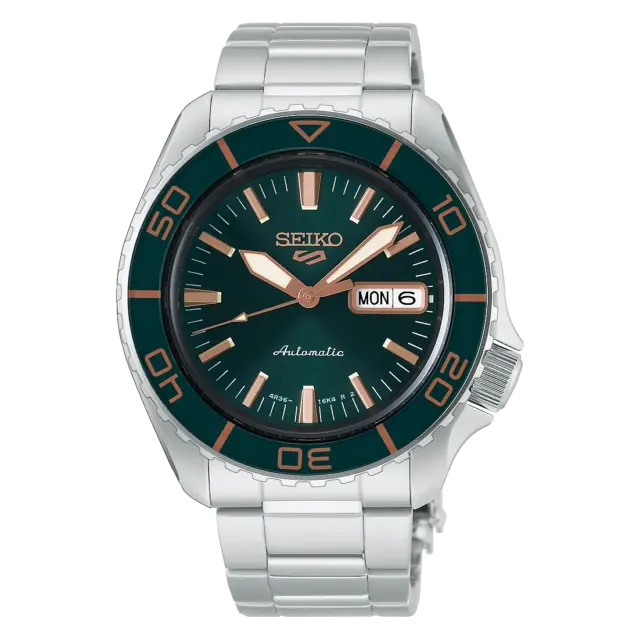 Seiko 5 Sports SKX HDB005K1 Men's Automatic Watch – Stainless Steel – 100M Water Resistant – 3 Year Warranty
