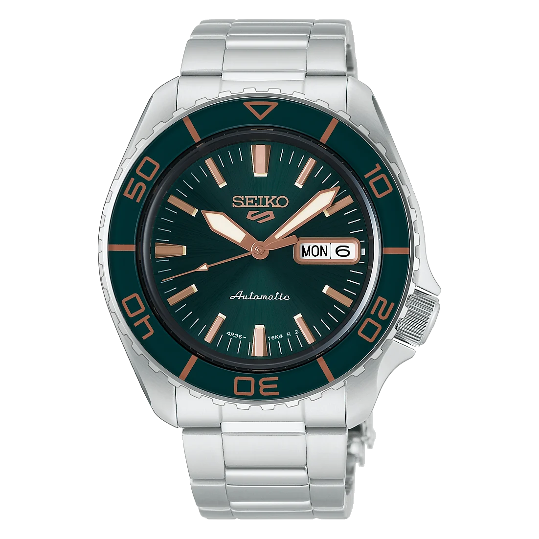Seiko 5 Sports SKX HDB005K1 Men's Automatic Watch – Stainless Steel – 100M Water Resistant – 3 Year Warranty
