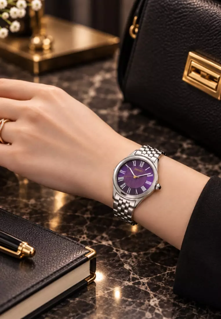 Seiko Discover More HGH004P1 145th Anniversary Limited Edition Women's Quartz Watch – Stainless Steel, Sapphire Crystal