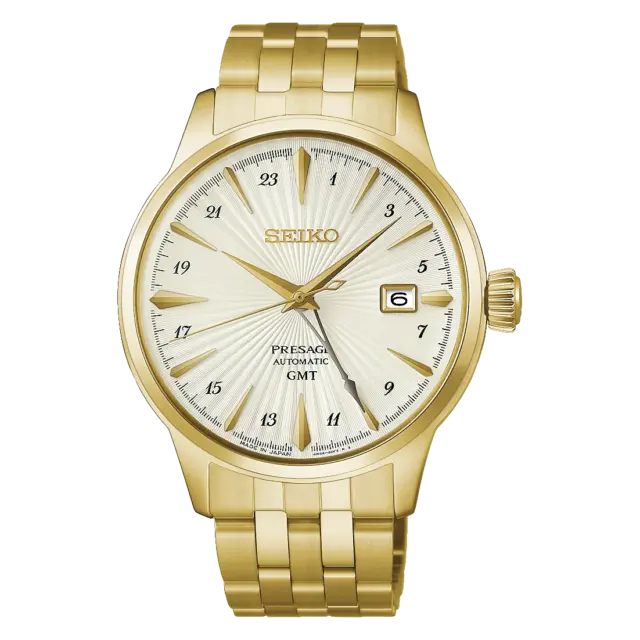 Seiko Presage Cocktail Time GMT Automatic Men's Watch – HCB004J1
