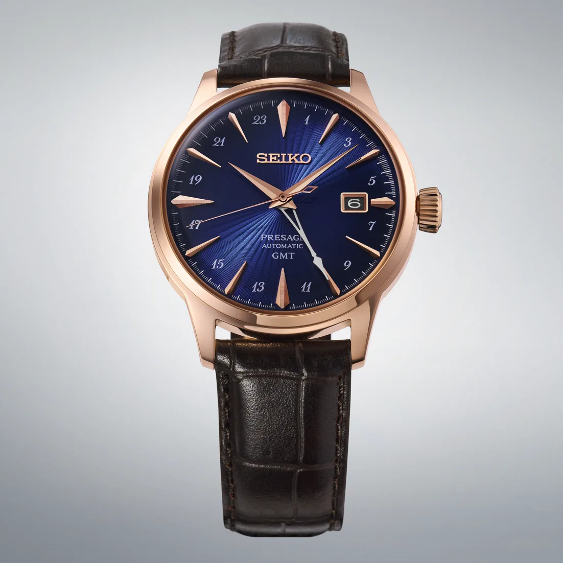 Seiko Presage Cocktail Time GMT Automatic Men's Watch – HCB005J1