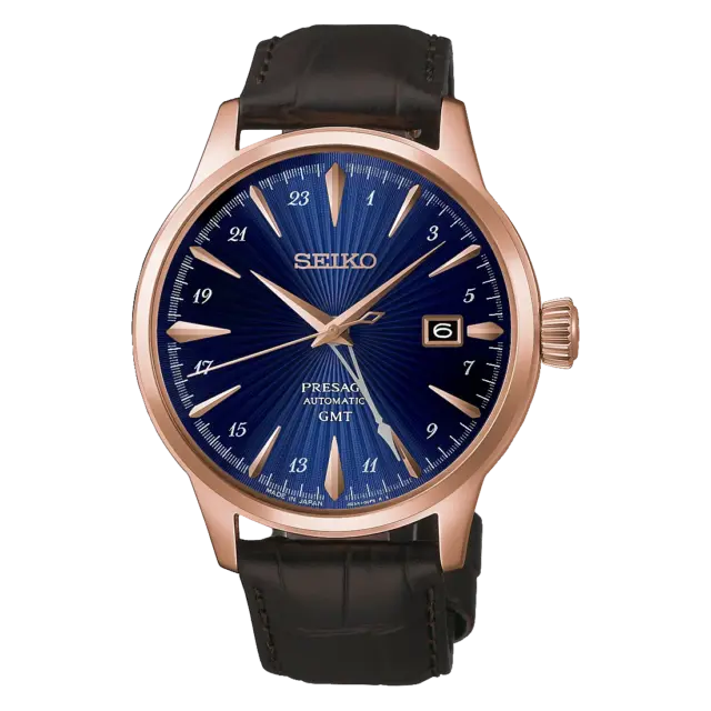 Seiko Presage Cocktail Time GMT Automatic Men's Watch – HCB005J1