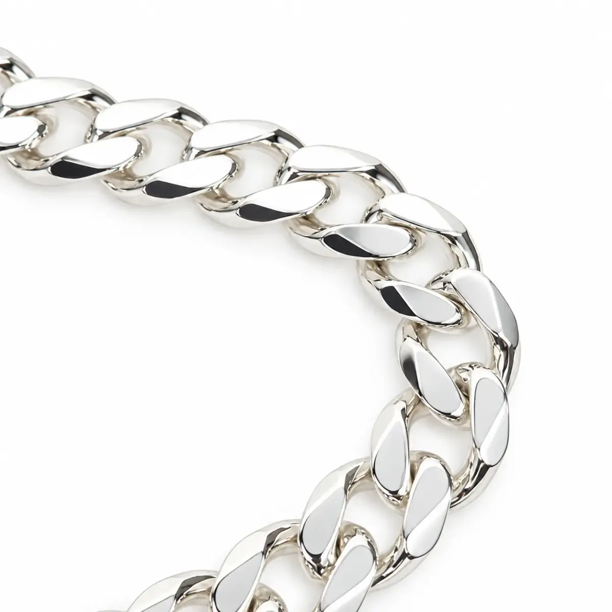 Sterling Silver Solid Curb Link Bracelet 20cm – 43g | Box Clasp | NZ Made | SSBSCD300BL