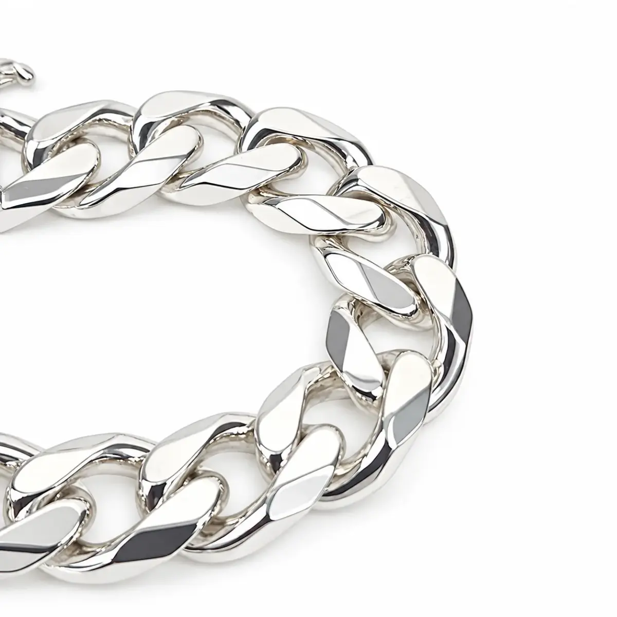 Sterling Silver Solid Curb Link Bracelet 20cm – 83g | BLX Clasp | NZ Made | SSBSCD400BL