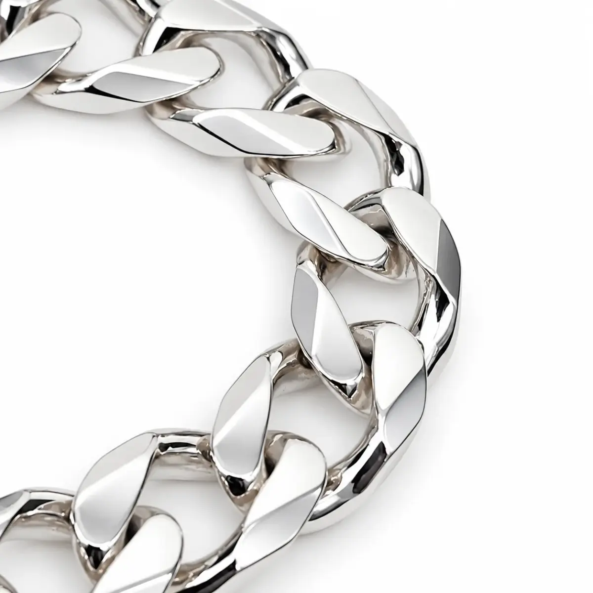 Sterling Silver Solid Curb Link Bracelet – 21cm | 10.20mm Wide | 40g | Box Clasp | Made in New Zealand - SSB16