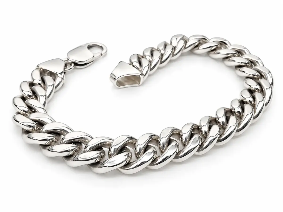 Sterling Silver Solid Curb Link Bracelet – 22cm | 10.60mm Wide | 59g | Made in New Zealand - SSCH5BL