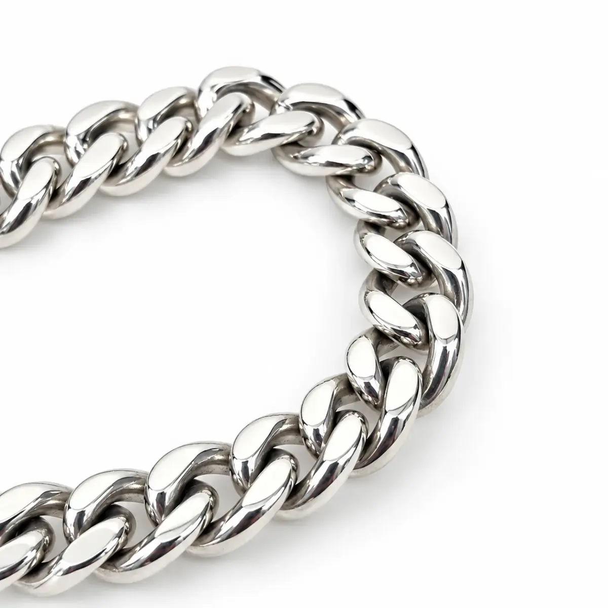 Sterling Silver Solid Curb Link Bracelet – 22cm | 10.60mm Wide | 59g | Made in New Zealand - SSCH5BL