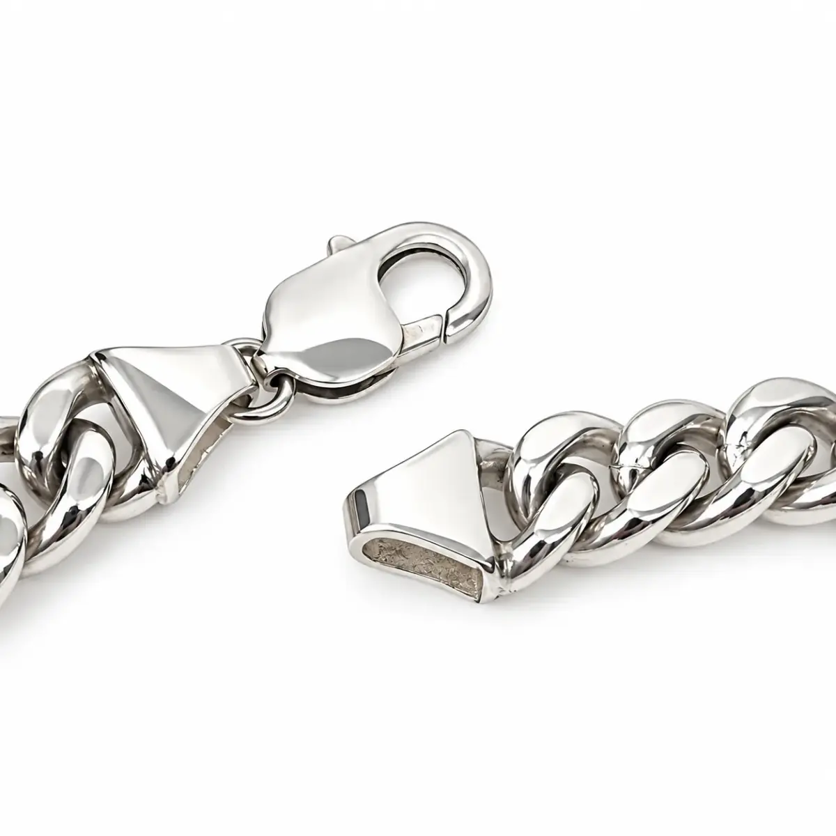 Sterling Silver Solid Curb Link Bracelet – 22cm | 10.60mm Wide | 59g | Made in New Zealand - SSCH5BL